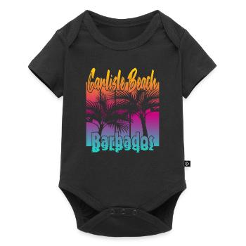 Carlisle Beach Barbade - Body à manches courtes Premium Bébé - noir - Devant