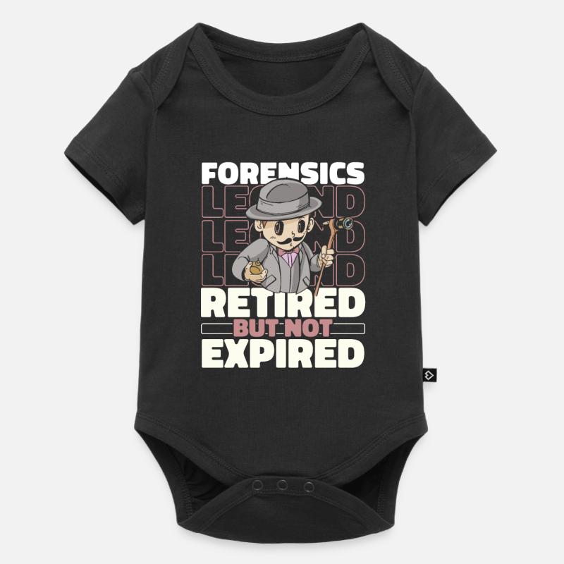 Forensik Forensiker Im Ruhestand - Baby Premium Kurzarmbody - Schwarz