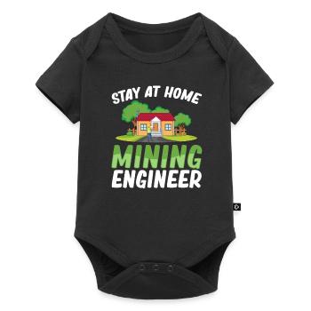 Engineer Lustig Mining Engineer - Baby Premium short-sleeve bodysuit - black - Front