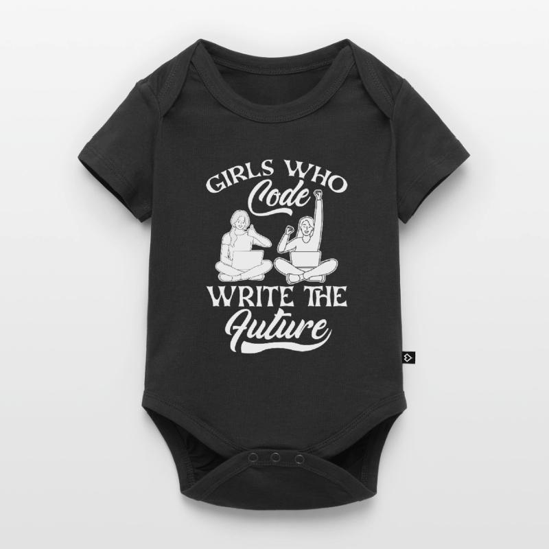 Developer Coder Programmer Girl Baby Premium short-sleeve bodysuit