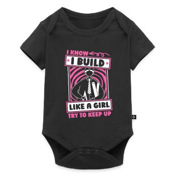 Architecte Architecture Lustig - Body à manches courtes Premium Bébé - noir - Devant