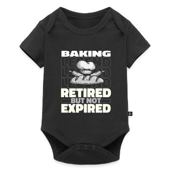 Boulangerie Baker Bakery Retraité - Body à manches courtes Premium Bébé - noir - Devant