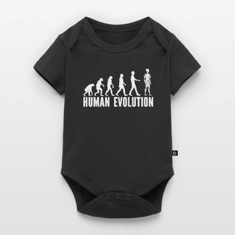 Robotics Ai Robot Evolution Human Evolution Baby Premium short-sleeve bodysuit