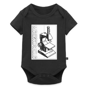Biologie Biologiste Microscope - Body à manches courtes Premium Bébé - noir - Devant