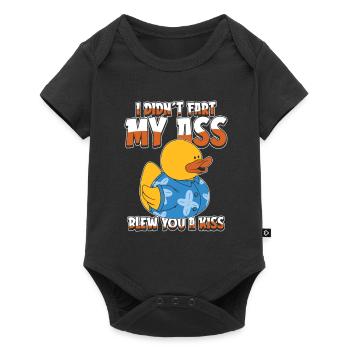 Duck Humor I Didn't Fart My Butt Blew You A Kiss - Baby Premium short-sleeve bodysuit - black - Front