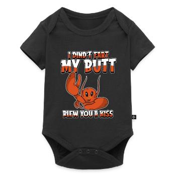 Hummer Lobster Humor - Baby Premium Kurzarmbody - Schwarz - Vorne