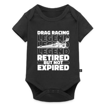 Dragster Drag Race Retired - Baby Premium short-sleeve bodysuit - black - Front