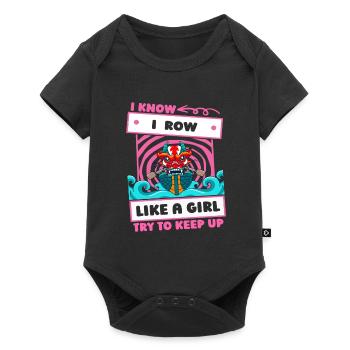 Rowing Girls - Baby Premium short-sleeve bodysuit - black - Front