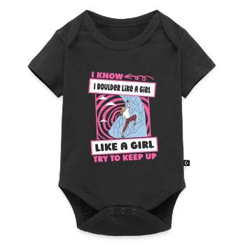 Bloc Bloc Filles - Body à manches courtes Premium Bébé - noir - Devant