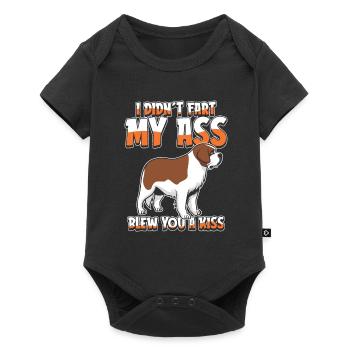 St. Bernard humor - Baby Premium short-sleeve bodysuit - black - Front