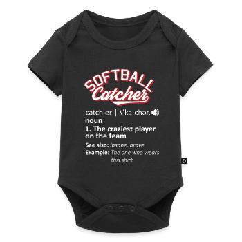 Softball Humor - Baby Premium short-sleeve bodysuit - black - Front