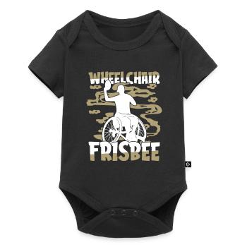 Frisbee Fauteuil roulant - Body à manches courtes Premium Bébé - noir - Devant