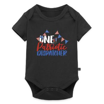Emergency Call Control Center Operations Center Patriot - Baby Premium short-sleeve bodysuit - black - Front