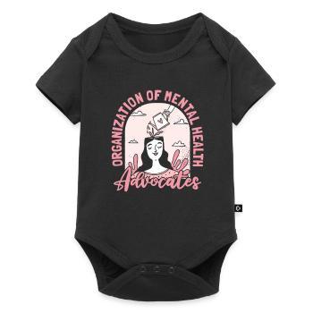 Psychologue Défenseur des psychologues - Body à manches courtes Premium Bébé - noir - Devant