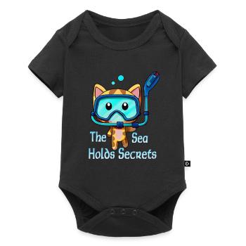 The Sea Holds Secrets - Baby Premium short-sleeve bodysuit - black - Front