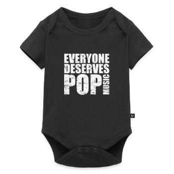 Tout le monde mérite Pop Music Singers Stars - Body à manches courtes Premium Bébé - noir - Devant