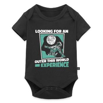 Space Space Astronaut Space Colonization - Baby Premium short-sleeve bodysuit - black - Front