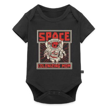 Espace Mama Colonisation de l’espace - Body à manches courtes Premium Bébé - noir - Devant