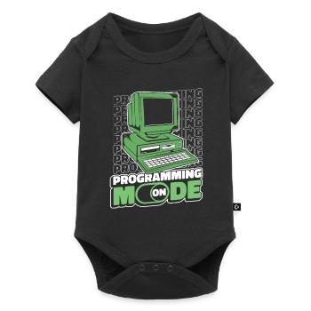 Entwickler Coder Programmierer Computer - Baby Premium Kurzarmbody - Schwarz - Vorne