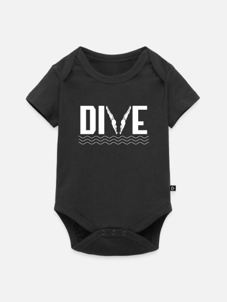 Turmspringen Turmspringer - Baby Premium Kurzarmbody - Schwarz