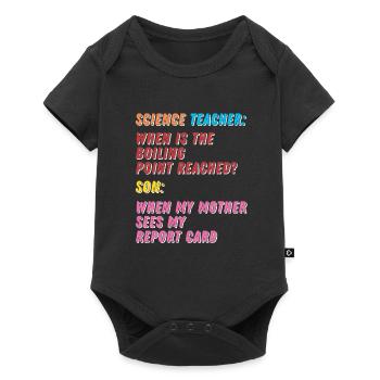 Maman Mère Humour - Body à manches courtes Premium Bébé - noir - Devant
