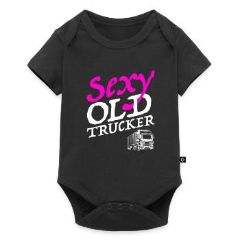 Truck Driver Trucker Truck Driver Funny - Baby Premium short-sleeve bodysuit - black - Front