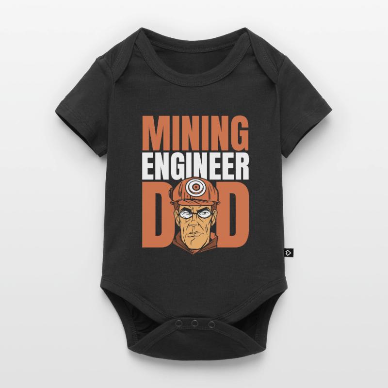 Engineer Dad Mining Engineer Baby Premium short-sleeve bodysuit