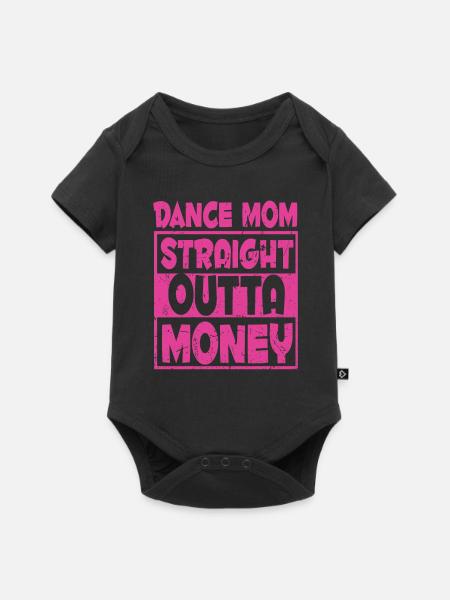 Mom Mutter Mutter Tanz Mutter - Baby Premium Kurzarmbody - Schwarz