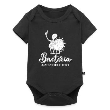Biologie Biologiste Bactéries - Body à manches courtes Premium Bébé - noir - Devant