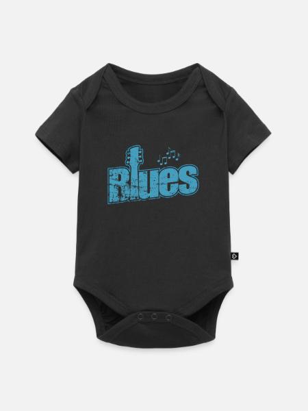 Blues Musik Chicago Blues Trompete - Premium kortærmet baby-body  - sort