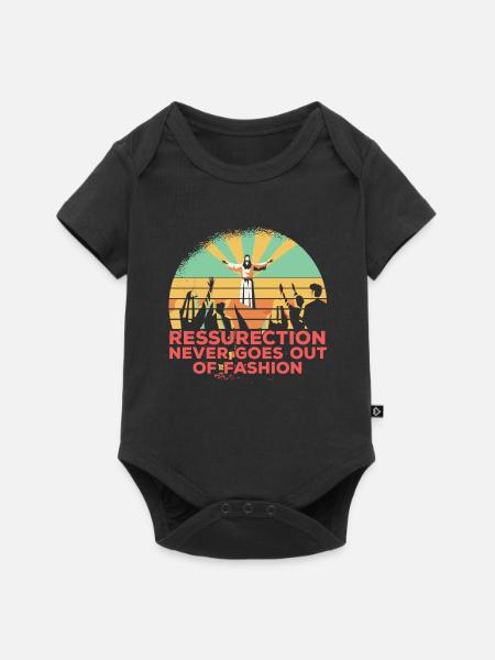 Christ Christentum - Baby Premium Kurzarmbody - Schwarz