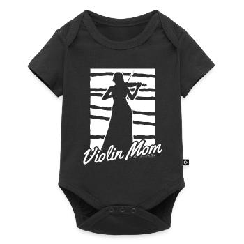 Violon Violon Mère - Body à manches courtes Premium Bébé - noir - Devant