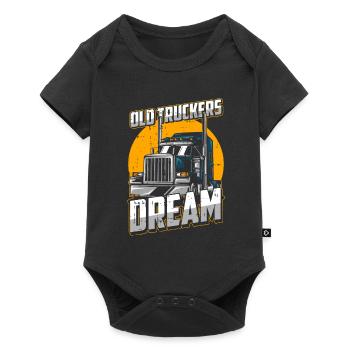 Truck Driver Trucker Truck Driver Funny - Baby Premium short-sleeve bodysuit - black - Front