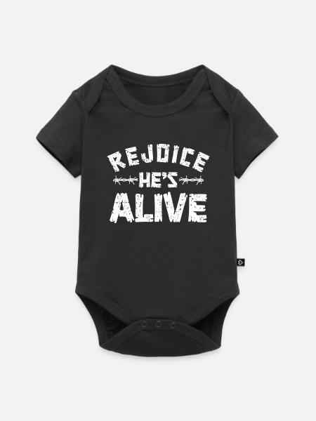 Christ Christentum Jubeln - Baby Premium Kurzarmbody - Schwarz