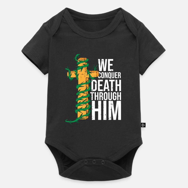Christ Christianisme Mort - Body à manches courtes Premium Bébé - noir