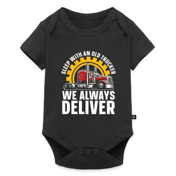 Truck Driver Trucker Truck Driver Funny - Baby Premium short-sleeve bodysuit - black - Front