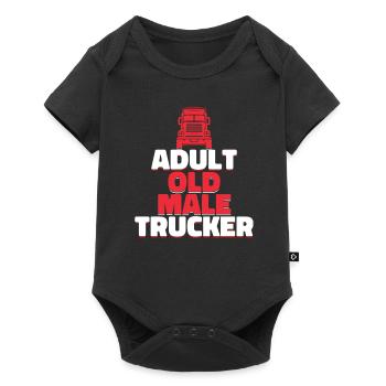 Chauffeur de camion Camionneur Chauffeur de camion Alt - Body à manches courtes Premium Bébé - noir - Devant