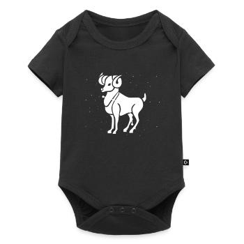 Icône Bélier - Body à manches courtes Premium Bébé - noir - Devant