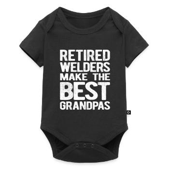 Welder Locksmith Grandpa Retired Welder - Baby Premium short-sleeve bodysuit - black - Front