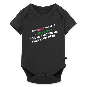 Tulips Farm Tulips - Baby Premium short-sleeve bodysuit - black - Front