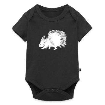 Porcupine - Baby Premium short-sleeve bodysuit - black - Front