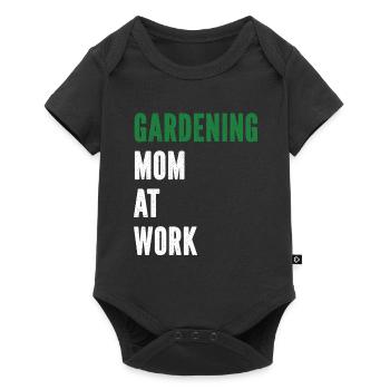 Hobbygärtner Garten Mutter Gärtnerische Mama - Baby Premium Kurzarmbody - Schwarz - Vorne