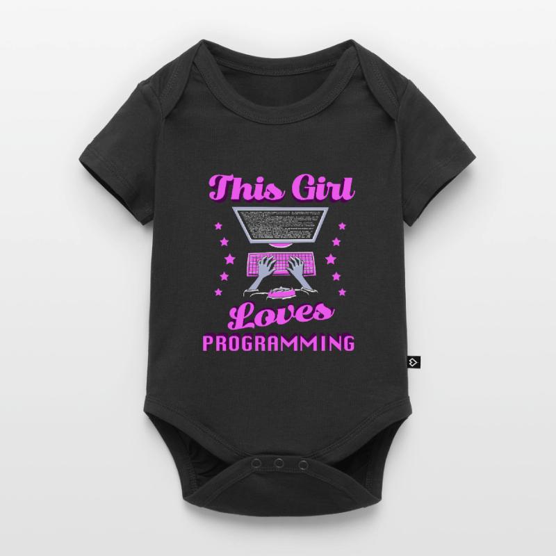 Developer Coder Programmer Girl Baby Premium short-sleeve bodysuit
