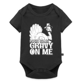 Christ Christianity Pour Some Gravy On Me - Baby Premium short-sleeve bodysuit - black - Front
