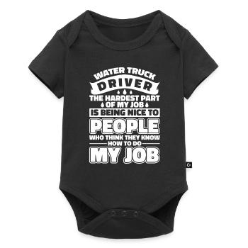 Truck Driver Trucker Truck Driver Funny - Baby Premium short-sleeve bodysuit - black - Front
