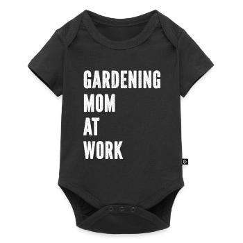 Hobbygärtner Garten Mutter Gärtnerische Mama - Baby Premium Kurzarmbody - Schwarz - Vorne