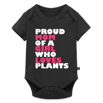 Hobbygärtner Garten Mutter Gärtnerische Mama - Baby Premium Kurzarmbody - Schwarz - Vorne