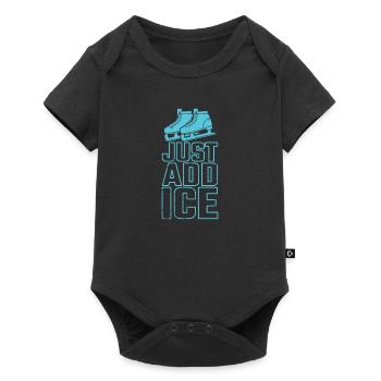 Just Add Ice Skating Ice Rink - Baby Premium short-sleeve bodysuit - black - Front