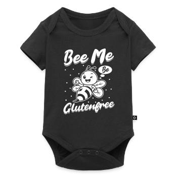 Drôle sans gluten - Body à manches courtes Premium Bébé - noir - Devant