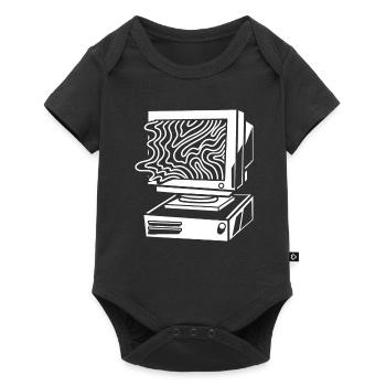 Entwickler Coder Programmierer Computer - Baby Premium Kurzarmbody - Schwarz - Vorne